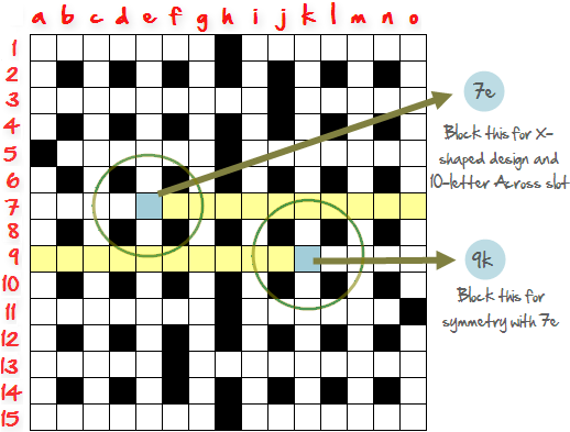 how to create crossword grid step7